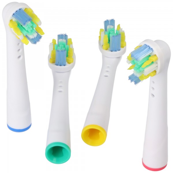 4 stuks Deep Cleaning Brush vervangende opzetborstels voor elektrische tandenborstels van Oral-B, geschikt voor bijvoorbeeld Oral-B D10, D12, D16, D12 en vele andere modellen van Oral-B