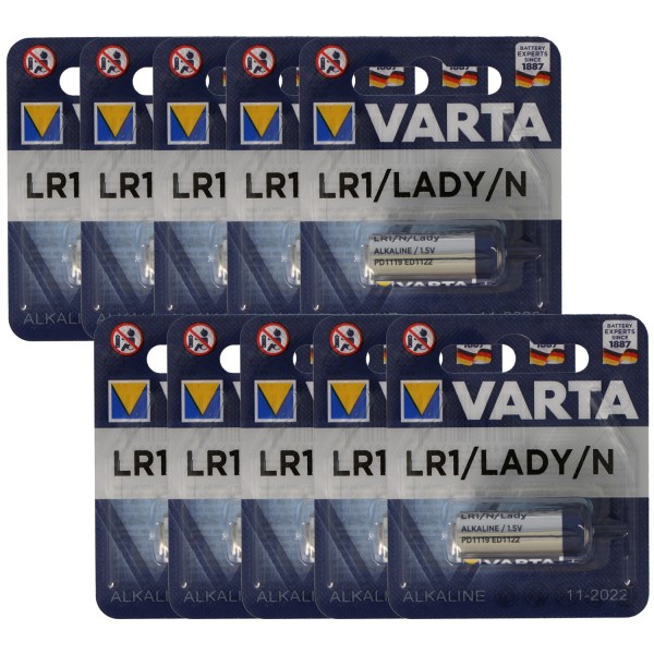 Varta 4001 High Energy LR1 / 522 / N / AM5 10-pack
