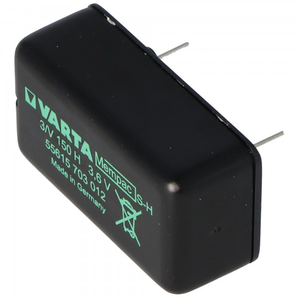 Varta back-up batterij MEMPAC SH, 3N150H, 55615-703-012