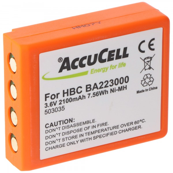 HBC BA223000 batterij geschikt voor HBC kraanbesturing van AccuCell