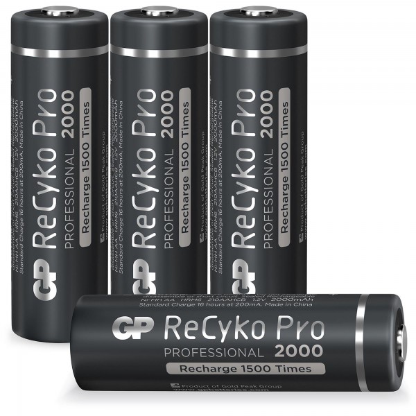 AA batterij GP NiMH 2000 mAh ReCyko Pro 1.2V 4 stuks