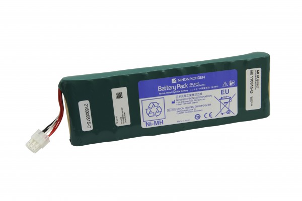 Originele NiMH-batterij Nihon Kohden Cardiofax G ECG-2550-monitor - X078 SB-201D
