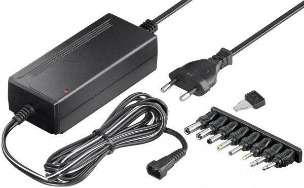 5 V - 15 V universele voeding inclusief 8 DC-adapters - max. 36 W en 3 A