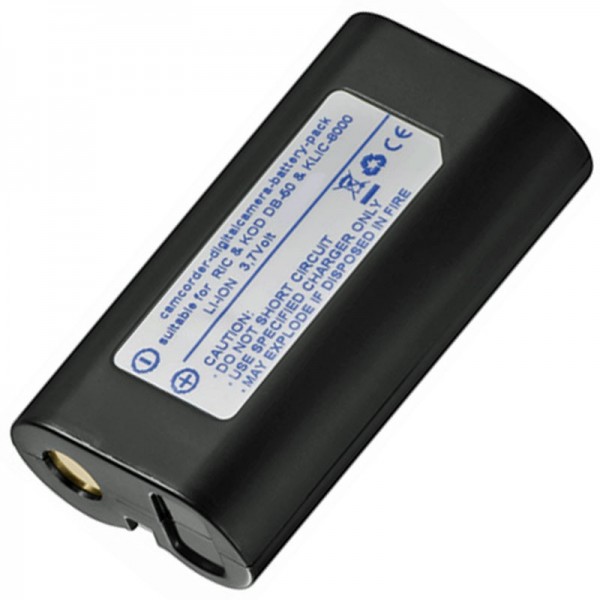 AccuCell-batterij geschikt voor Ricoh Caplio R1, R2 Ricoh DB-50-batterij