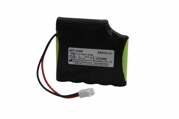 NiMH-batterij geschikt voor Cefar-spierstimulator MYO REH AB4