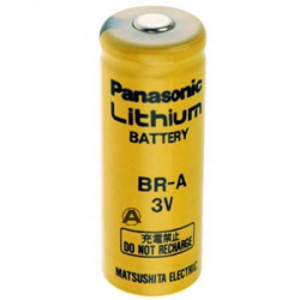 BR-A Panasonic lithiumbatterij zonder soldeertag, 3,0 volt