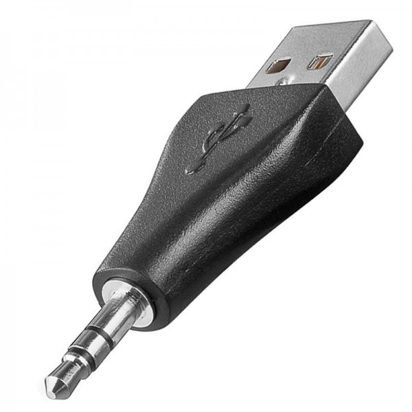USB-adapter Een plug naar 3,5 mm jackplug