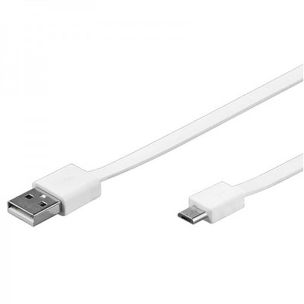 Micro-USB-oplaadkabel USB-A-stekker naar micro-USB-stekker, gegevenskabel