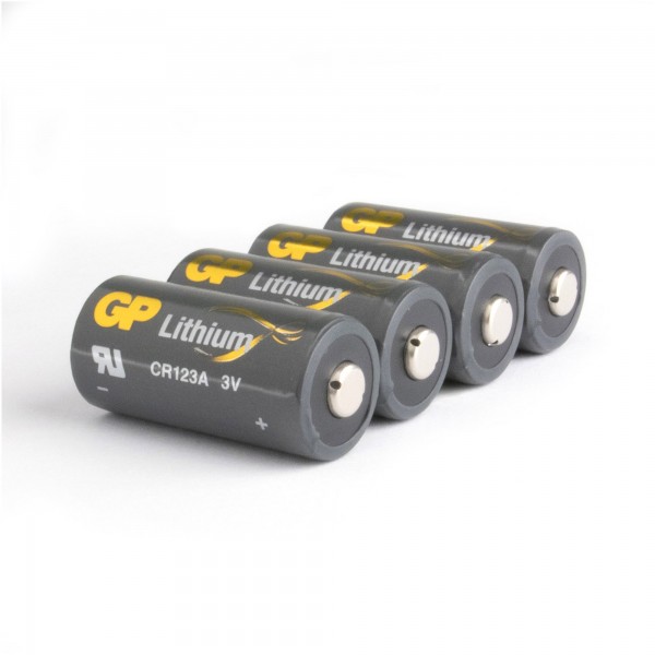 CR123A batterij GP lithium 4 stuks