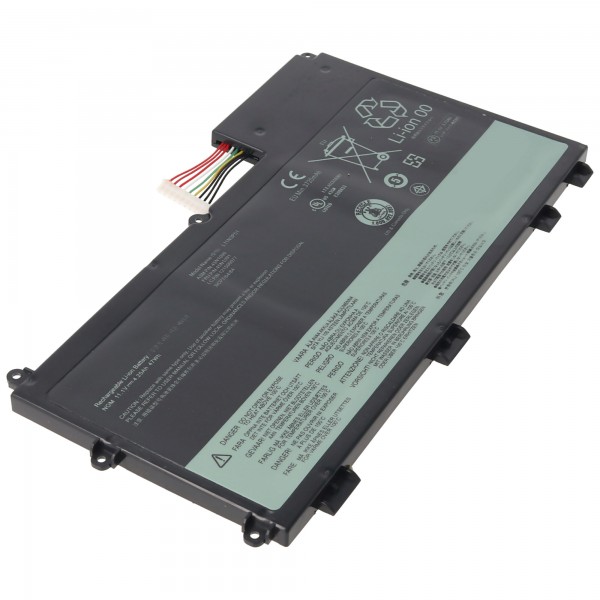 Accu geschikt voor Lenovo ThinkPad T430u, Li-Polymer, 11.1V, 4200mAh, 47Wh, ingebouwd, zonder gereedschap