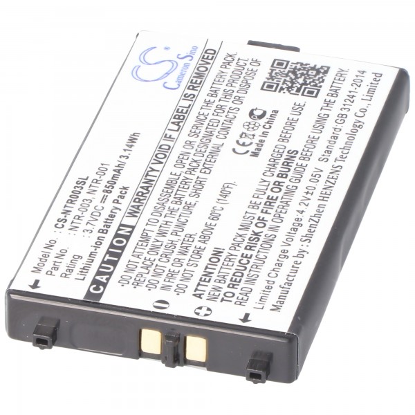 AccuCell-batterij geschikt voor Nintendo DS NTR-003, NTR-001