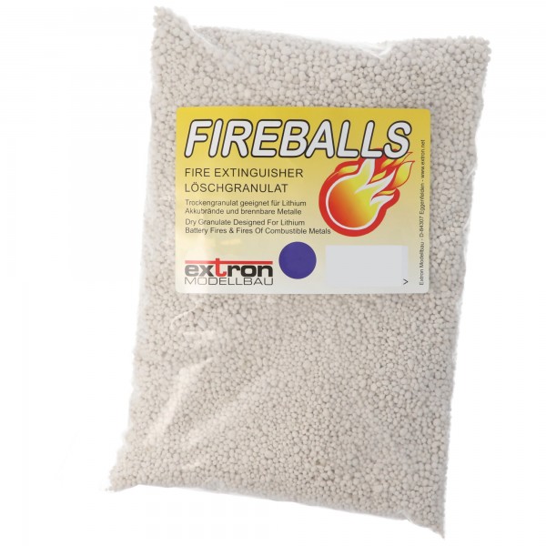 Fireballs Blusgranulaat voor lithiumbatterijen, brandbeveiliging, blusmiddel 5 liter