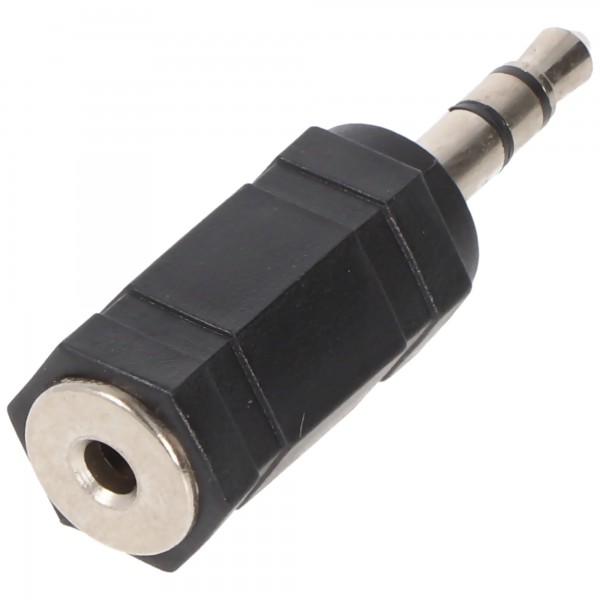 Goobay koptelefoonadapter, AUX-jackplug 3,5 mm naar 2,5 mm - 1x 3,5 mm jackplug (3-pins, stereo) > 1x 2,5 mm jackplug-bus (3-pins, stereo)