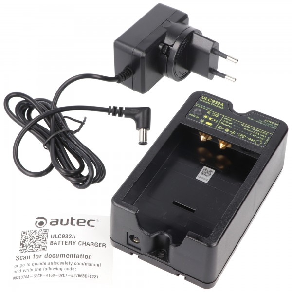 Autec originele oplader ULC932A geschikt voor de accu Autec LPM02