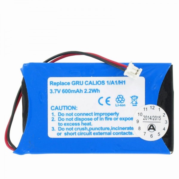 Telefoonbatterij geschikt voor de Grundig CALIOS 1, CALIOS A1, CALIOS H1 batterij
