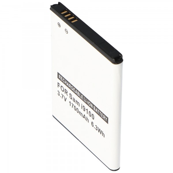 Accu geschikt voor Samsung Galaxy S II I9100, EB-F1A2GBU met 1700mAh