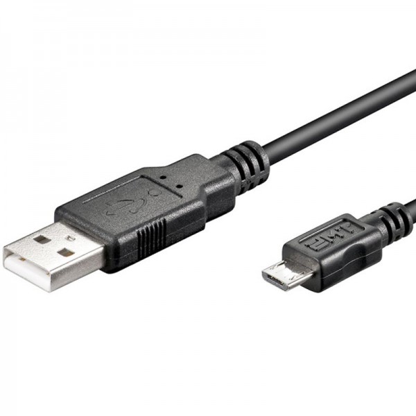 USB 2.0 Hi-Speed kabel 100cm A-stekker naar USB Micro B-stekker
