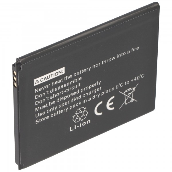 Li-Ion batterij - 1800mAh (3.7V) voor mobiele telefoon, smartphone, telefoon vervangt JLY15050100001