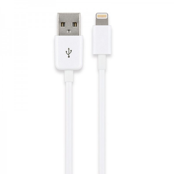 USB-synchronisatie- en oplaadkabel voor Apple iPhone 7, 6, 5, iPad 2,3 en voor apparaten met Lightning-connector