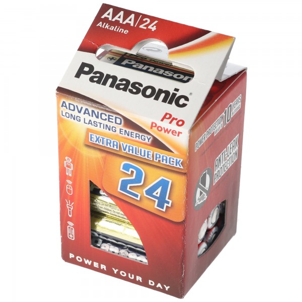 Panasonic Pro Power Micro / AAA / LR03-batterijen in een verpakking van 24
