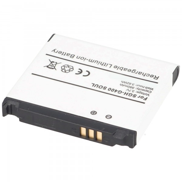 AccuCell-batterij geschikt voor Samsung SGH-F330, SGH-G400, SGH-S3600