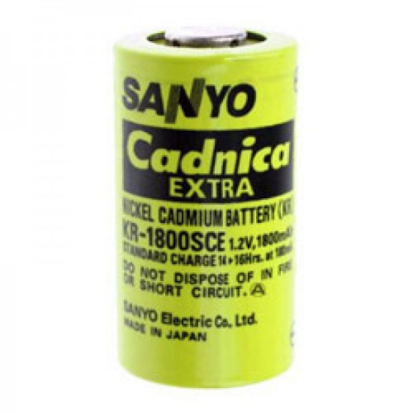 Sanyo KR-1800SCE batterij Sub-C enkele cel zonder soldeertag