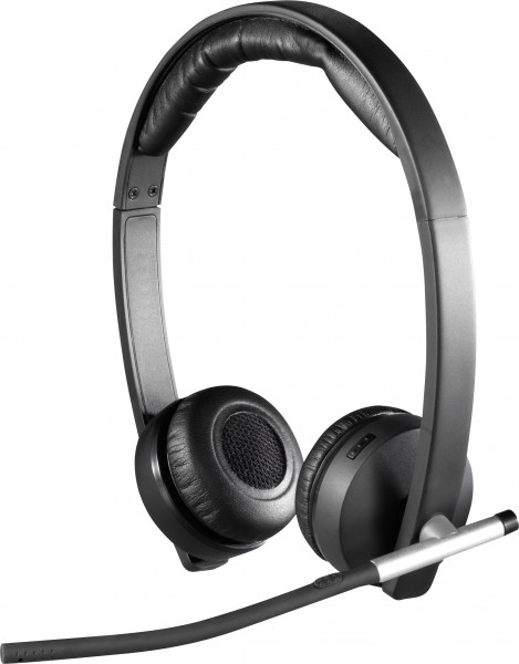 Logitech Headset H820e, Draadloos, DECT, Stereo zwart, Zakelijk