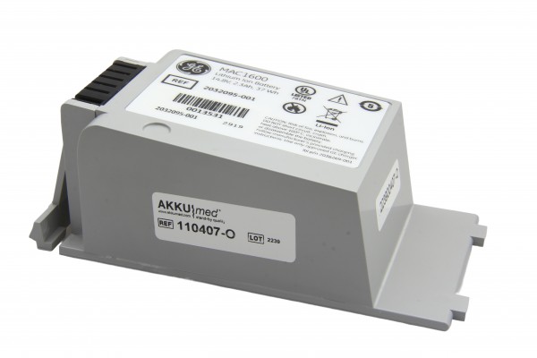 Originele Li-ionbatterij GE Healthcare ECG Mac 1600 - Type 2035701-001