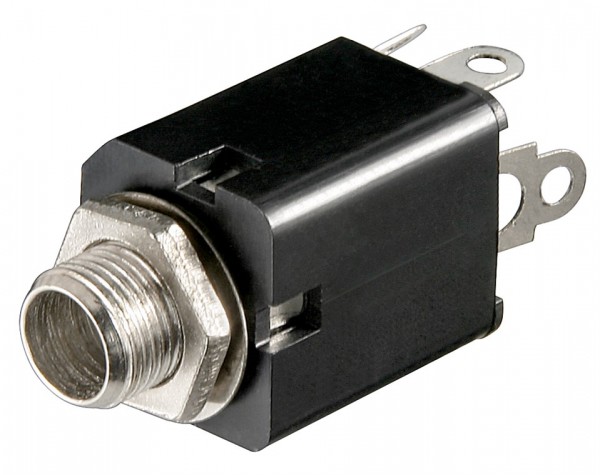 Goobay jackplug - 6,35 mm - stereo - 6,35 mm jackplug (3-polig, stereo)