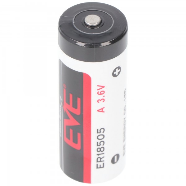 EVE ER18505 Lithiumbatterij 3,6 Volt 3800mAh Li-SOCl2-batterij ER18505