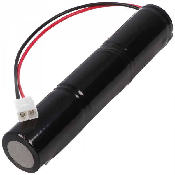 Batterij voor noodlicht NiCd 3.6V 4500mAh L1x3 Mono D met Tamiya-stekker vervangt batterij van 3,6 V