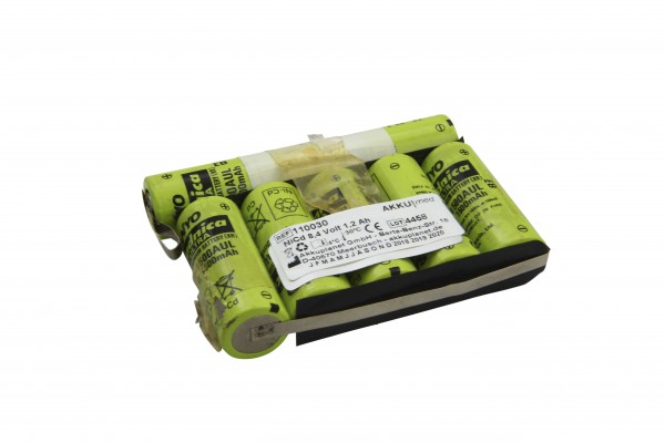 NC-batterijinzet geschikt voor Hellige EKG Epicardia-systeem PM 200 210 220 221 240