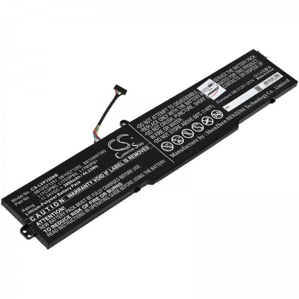 Batterij voor laptop Lenovo IdeaPad 330-15ICH(81FK003XM), Ideapad 330-15ICH(81FK0041GE), type L17M3PB1 - 11.34V - 3900 mAh