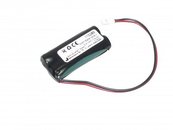 NiMH-batterij geschikt voor Minolta Geelzuchtmeter JM103 2,4 volt 0,60 Ah CE-conform