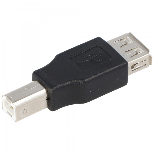 USB 2.0 Hi-Speed adapter met A-aansluiting naar B-stekker