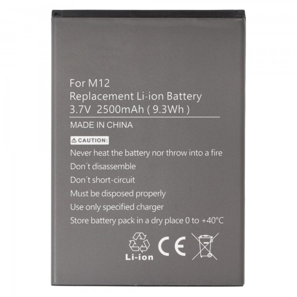 Li-Ion batterij - 2500mAh (3.7V) voor mobiele telefoons, smartphones, telefoons zoals Timmy A003