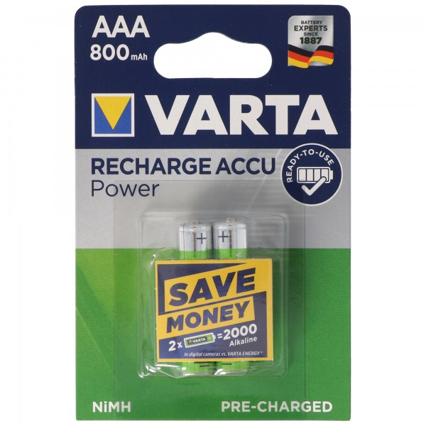 VARTA Ready2use-batterij Micro / AAA 56703 2-pack