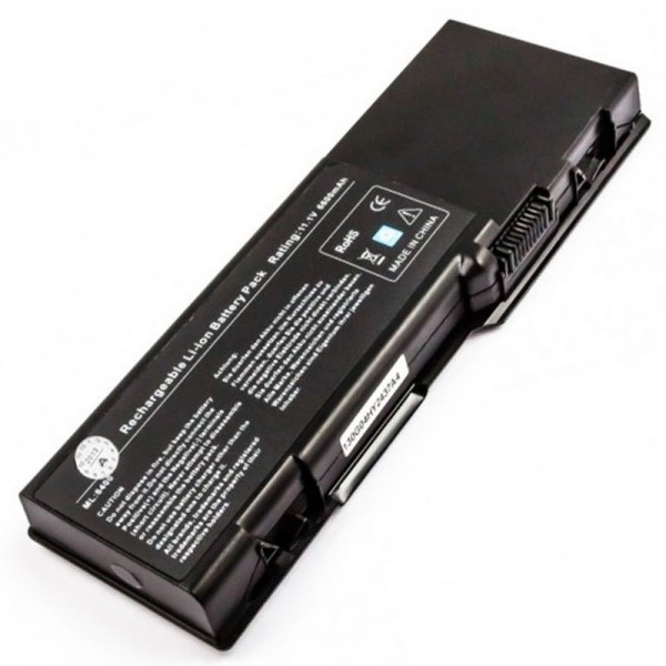 AccuCell-batterij geschikt voor Dell Inspiron 6000-serie, 6600 mAh