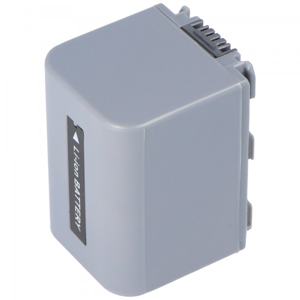 AccuCell-batterij geschikt voor Sony NP-FP60-camcorder, 1600 mAh