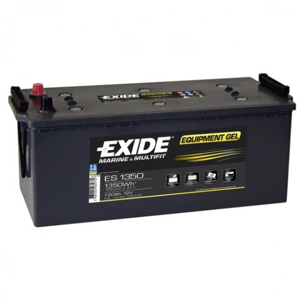 Exide Equipment Gel ES 1350 (G120) loodbatterij 12V, 120000mAh