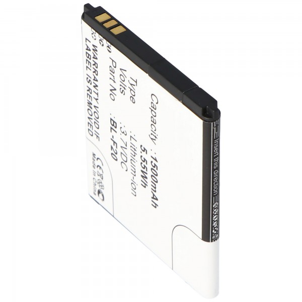 AccuCell-batterij geschikt voor de batterij PHICOMM C230, C230V, C230W, Clue, i300, i360, i600, i600w, i700V, i700w, K528