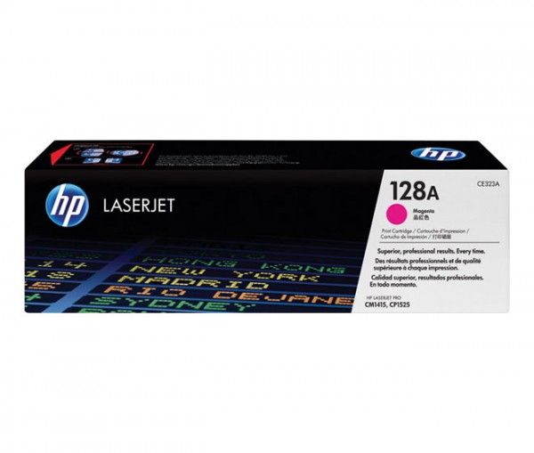 HP lasertoner CE323A magenta 1.300 pagina's