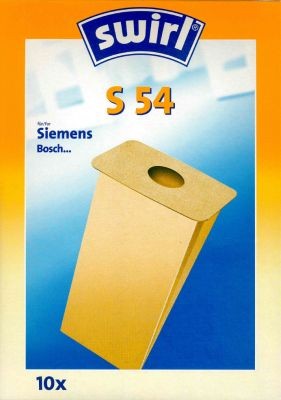 Swirl stofzuigerzak S54 Classic van speciaal papier voor Siemens en Bosch stofzuigers