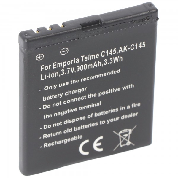 AK-C145 oplaadbare batterij van AccuCell geschikt voor Emporia Telme C145