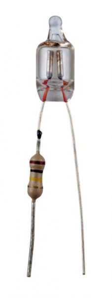 Goobay Mini Pisello subminiatuur glimlamp, 0,25 W - kabelstreng, 230 V (AC), 1,4 mA