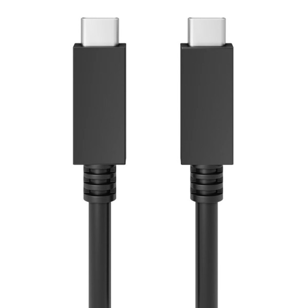 USB-C PD oplaad- en synchronisatiekabel voor maximaal 100 W, zwart