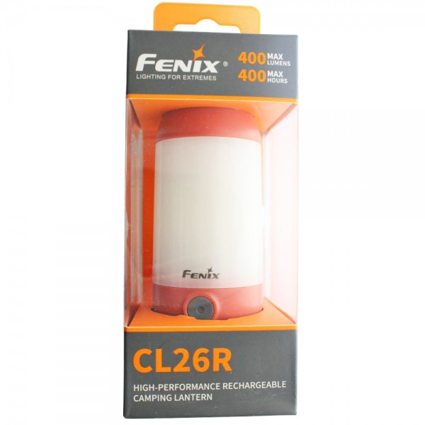 Fenix CL26R LED camping lichtgroen, inclusief Li-ion batterij 2600 mAh en met USB-oplaadpoort