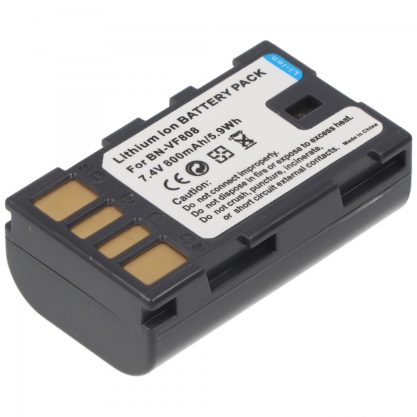 Batterijgegevens Batterij geschikt voor JVC BN-VF808 U, BN-VF815 U