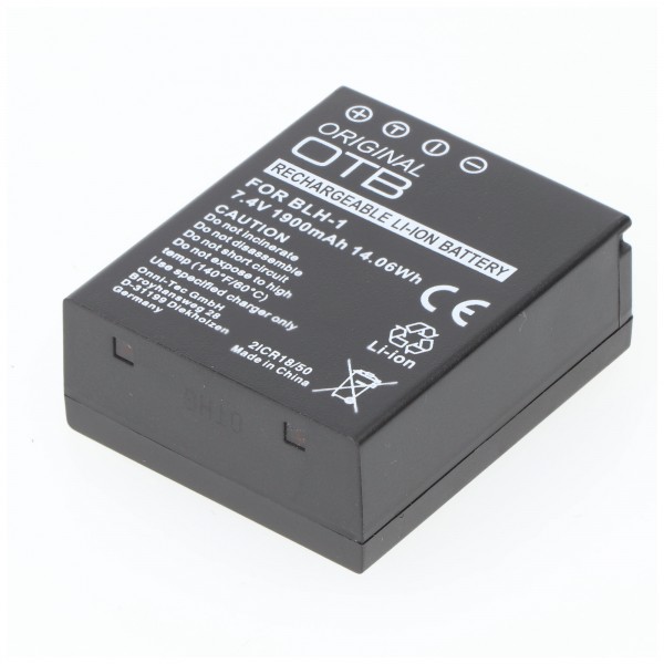 Batterij geschikt voor de Olympus batterij BLH-1, Olympus E-M1 Mark II, batterijhandgreep HLD-9