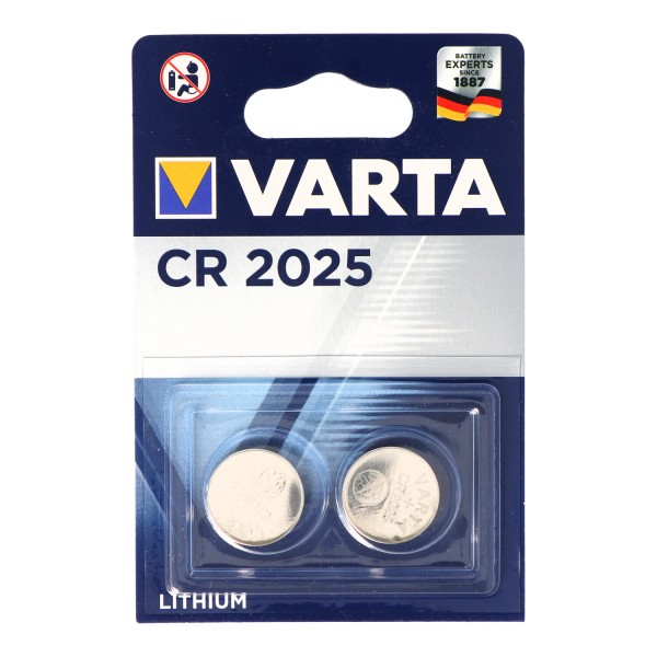 Varta CR2025 2-delige blisterverpakking